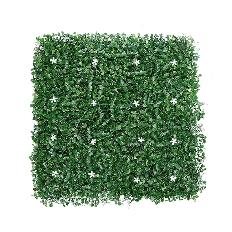 RYKER ARTIFICIAL HEDGE MAT 188024C GREEN POLYETHYLENE HEDGE MAT ARTIFICIAL LEAVES